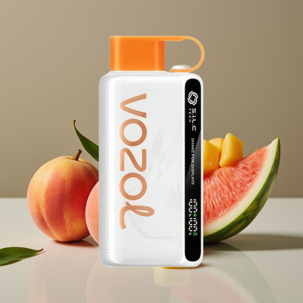 VOZOL STAR 9000/12000 Engångsvape Persika Mango Vattenmelon - 650mAh, 9000/1200 puffar, S.i.L.C TECH