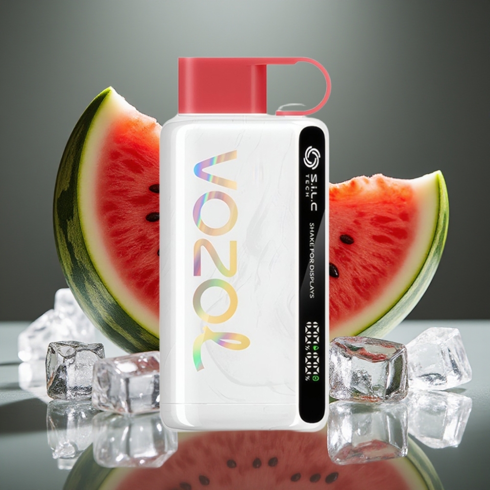 VOZOL STAR 9000/12000 Engångsvape Vattenmelon Is - 650mAh, 9000/12000 puffar, 30% snabbare laddning