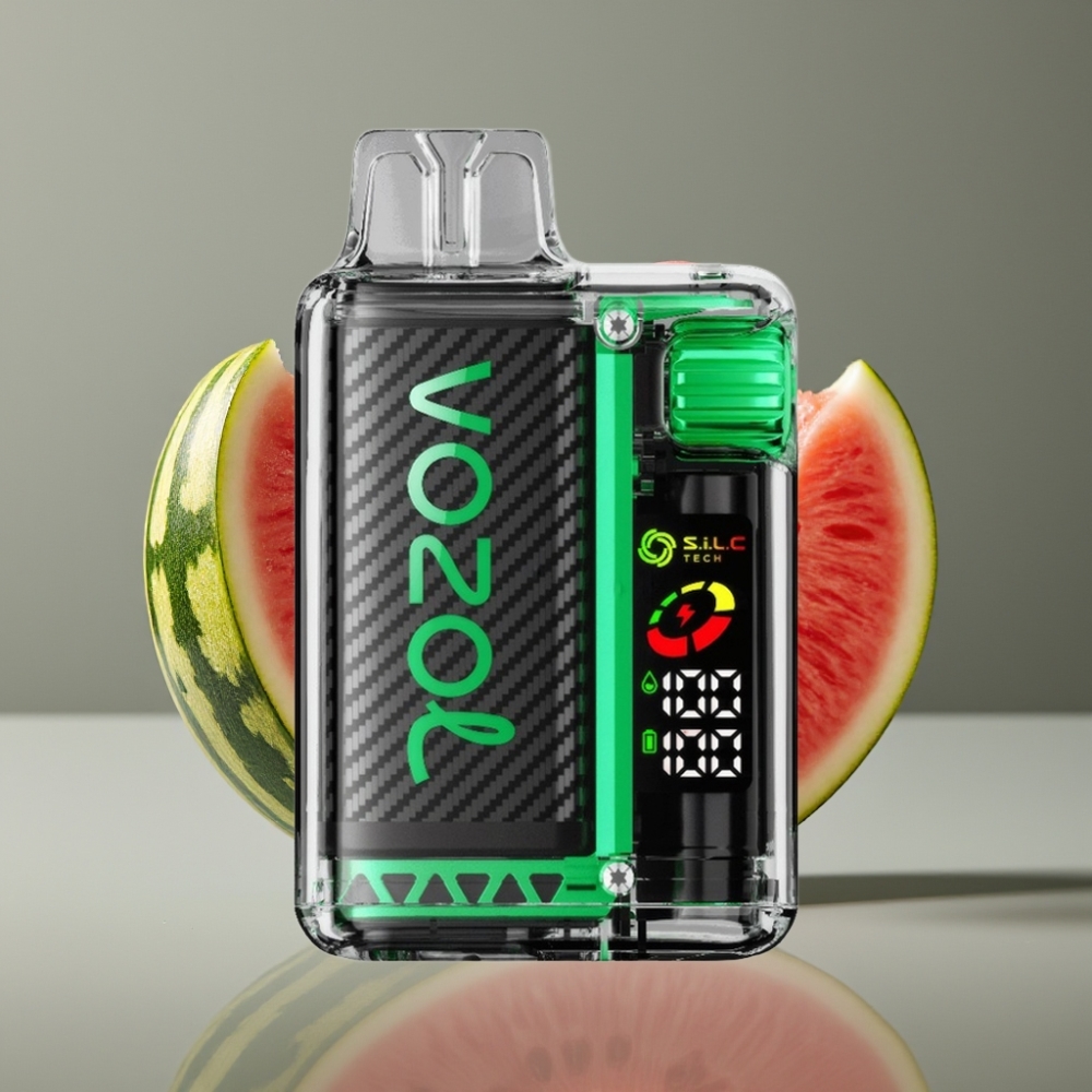 VOZOL Vista 20000 Puffs Återanvändbar Vattenmelon Tuggummi 650mAh 2% OLED