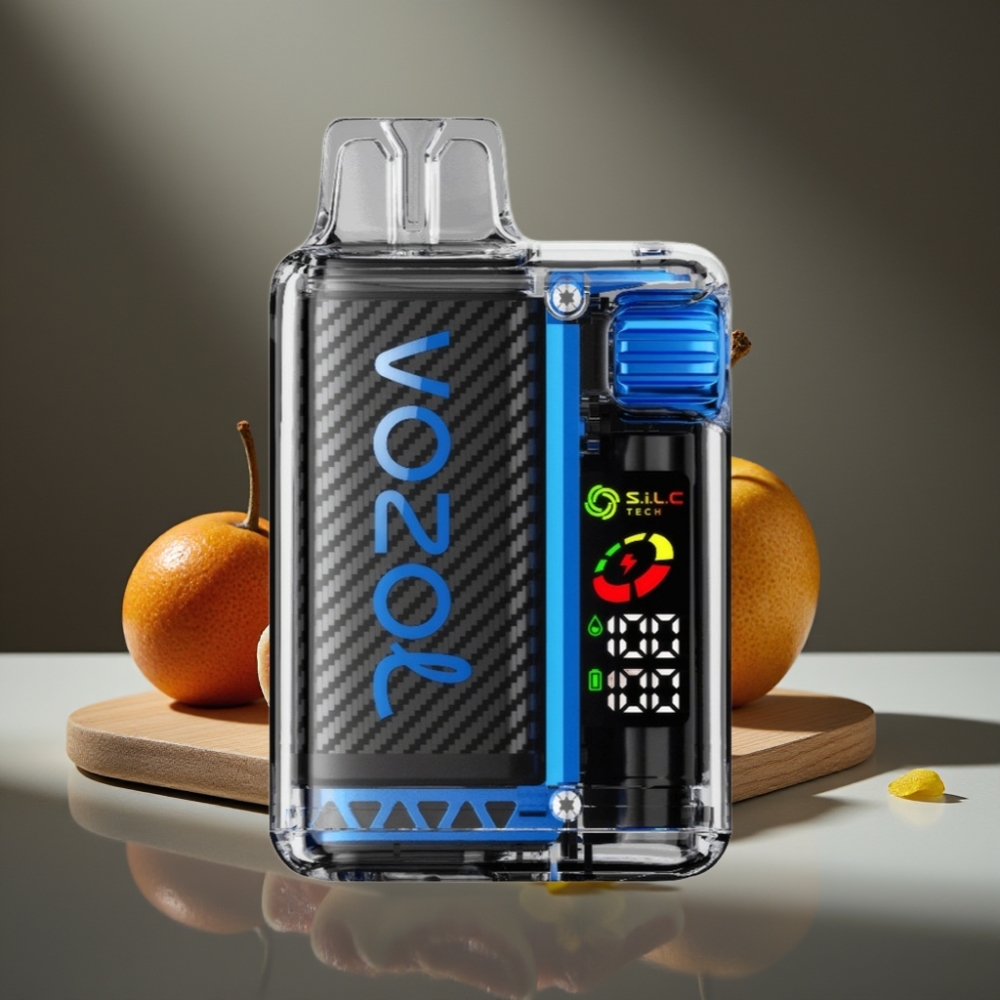 VOZOL Vista 20000 Puffs Återanvändbar Vzbull, 650mAh, 2%, OLED, S.i.L.C Tech Dual Mesh Coil