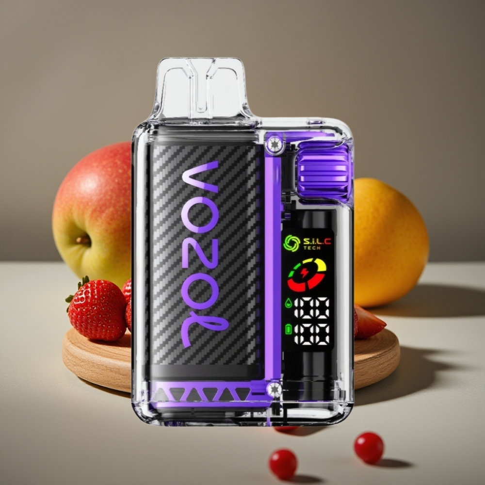 VOZOL Vista 20000 Puffs Återuppladdningsbar E-cigarett Jordgubb Mango, 650mAh, 2% Nikotin, OLED Skärm