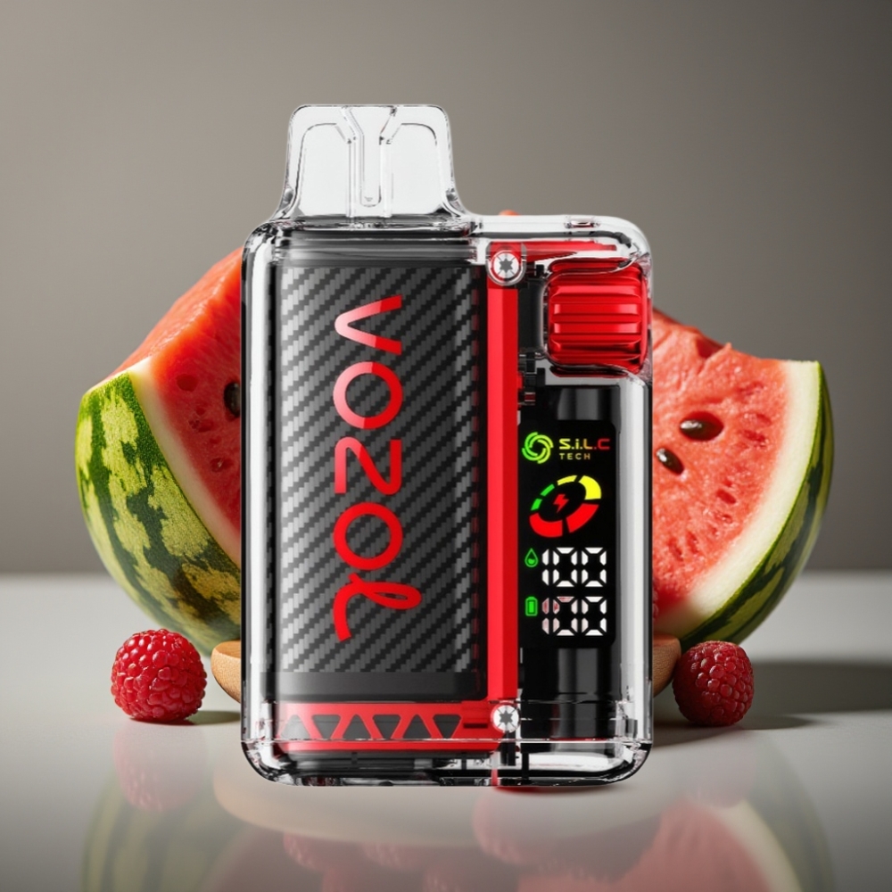 VOZOL Vista Hallon Vattenmelon 20 000 puffar, 650mAh, 2% nikotin, OLED-skärm