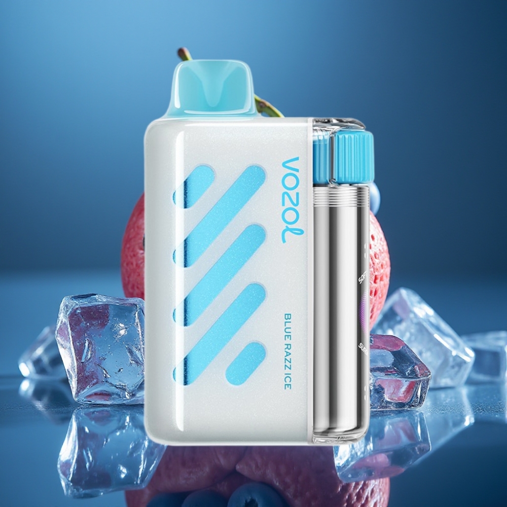 VOZOL VISTA 40000 Puffs Engångsvape Blå Hallon Is, MTL, 1000mAh, 2% Nikotin