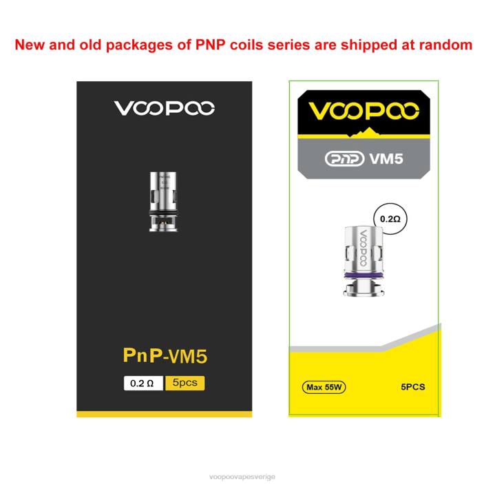 VOOPOO PNP spolar (5 st) - VOOPOO Vape Manual pnp-c1 B46V584