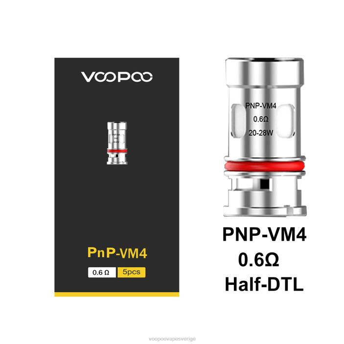 VOOPOO PNP spolar (5 st) - VOOPOO Vape Pro Sverige pnp-vm4 B46V598