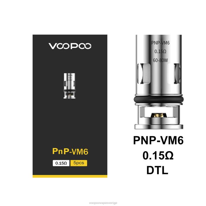 VOOPOO PNP spolar (5 st) - VOOPOO Vape Store pnp-vm6 B46V600