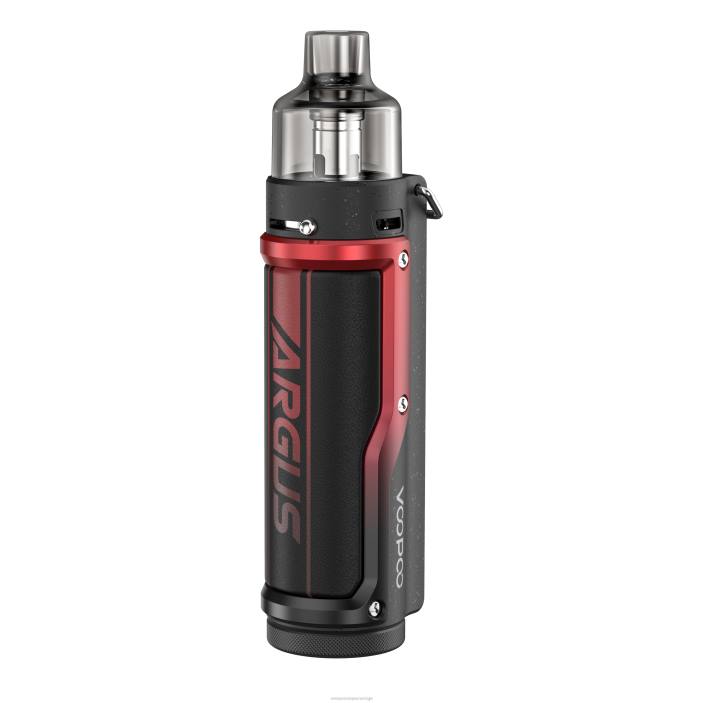 VOOPOO ARGUS PRO pod mod kit - VOOPOO Vape Stockholm litchi läder rött B46V23