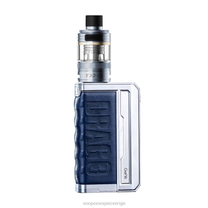 VOOPOO DRAG 3 TPP X box mod kit - VOOPOO Drag X Sverige silver drömblå B46V267