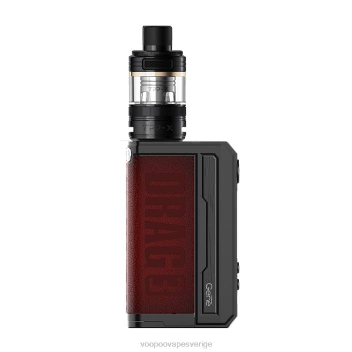 VOOPOO DRAG 3 TPP X box mod kit - VOOPOO Sverige svart röd B46V271