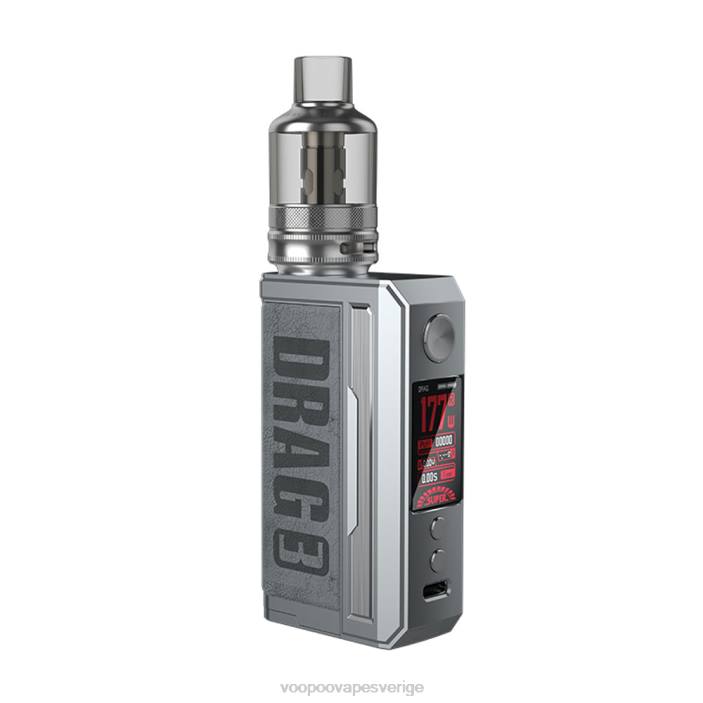 VOOPOO DRAG 3 box mod kit - VOOPOO Vape Pod Sverige rökgrå B46V155