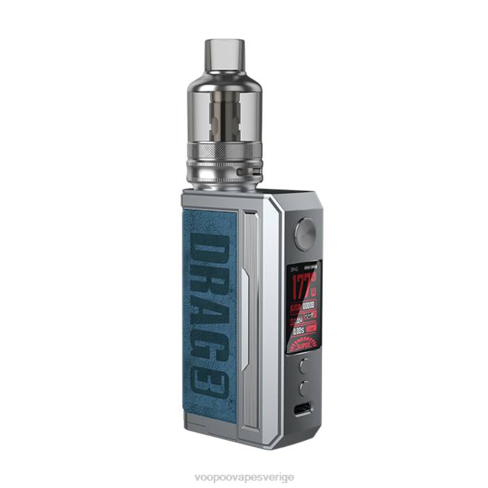 VOOPOO DRAG 3 box mod kit - VOOPOO Vape Sverige preussisk blå B46V252