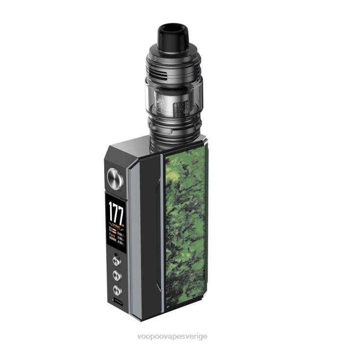 VOOPOO DRAG 4 utrustning - VOOPOO Vape Pen Sverige gun metal+skogsgrönt B46V166
