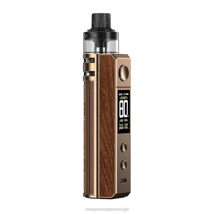 VOOPOO DRAG H80S pod kit - VOOPOO Vape Pod Sverige gyllene rosenträ B46V245