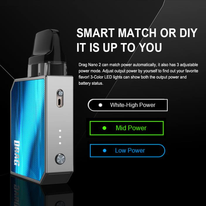 VOOPOO DRAG NANO 2 pod kit - VOOPOO Vape Sverige te grönt B46V152