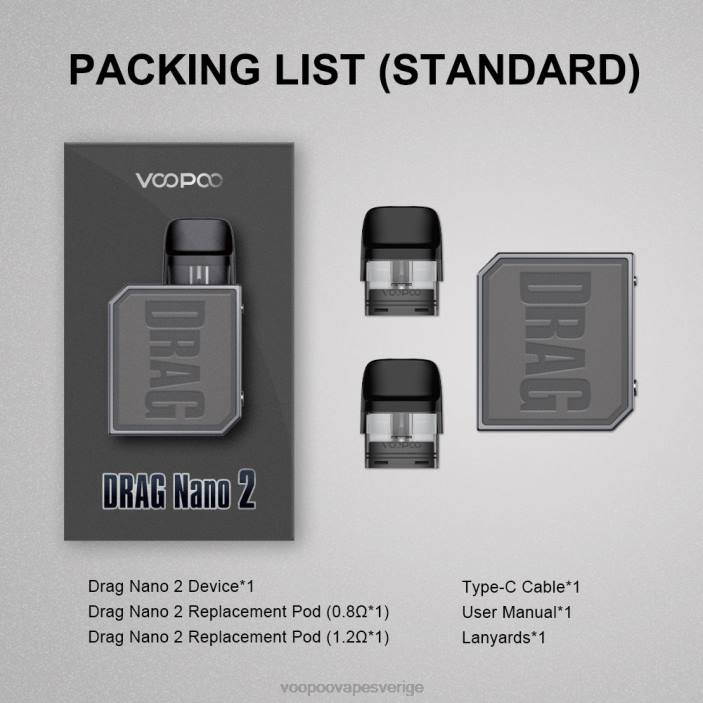 VOOPOO DRAG NANO 2 pod kit - VOOPOO Vape Sverige te grönt B46V152