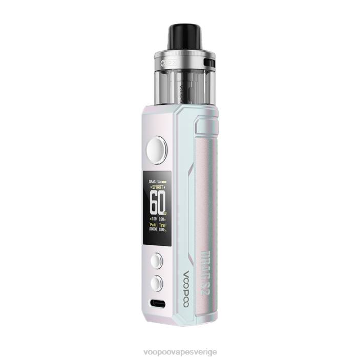 VOOPOO DRAG S2 pod mod kit - VOOPOO Vape Pen Sverige färgglatt silver B46V256