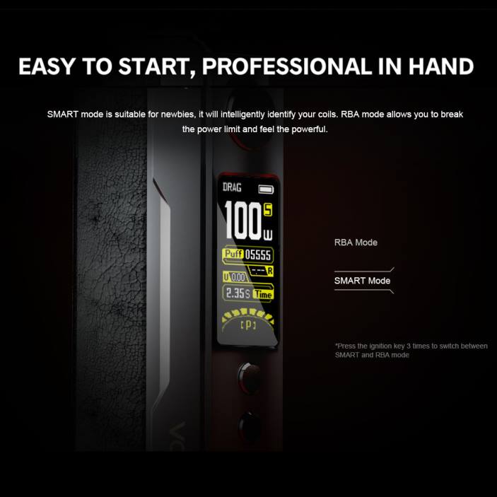VOOPOO DRAG X PLUS utrustning - VOOPOO Vape Manual klassisk B46V294