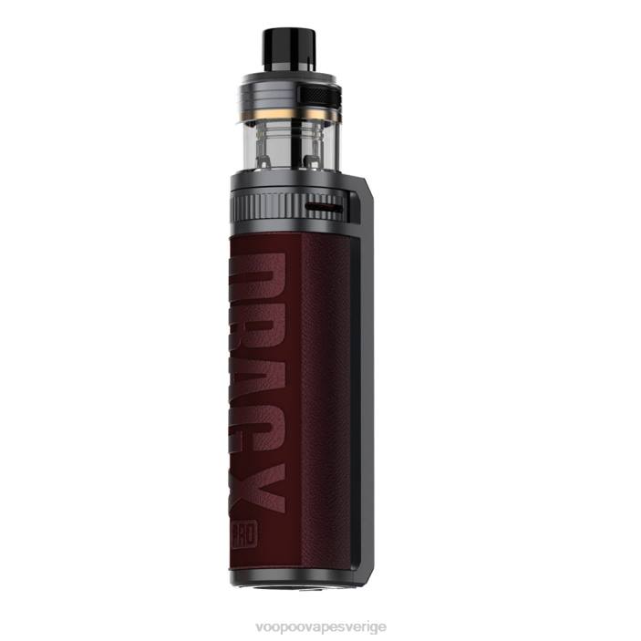 VOOPOO DRAG X PRO utrustning - VOOPOO Drag X Sverige mystisk röd B46V217