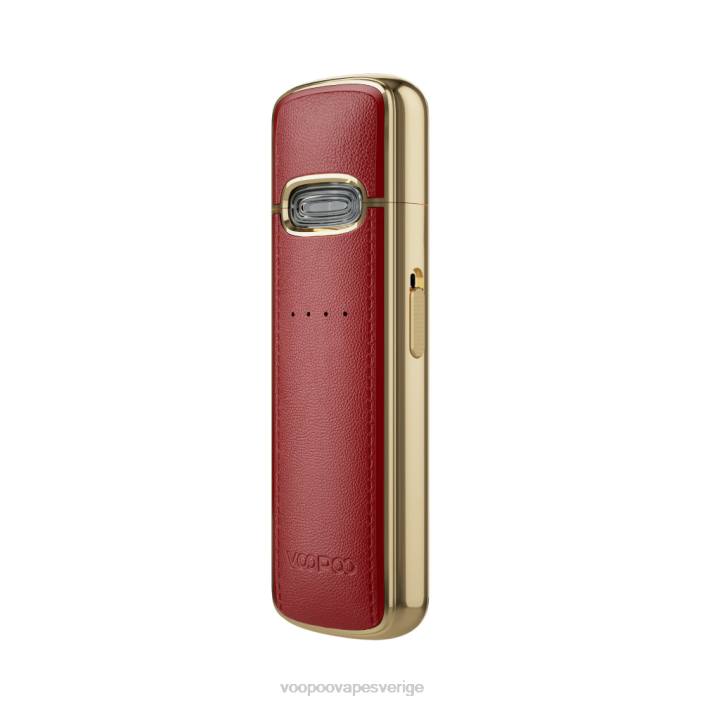 VOOPOO VMATE E pod kit - VOOPOO Vape Pod Sverige rött inlagt guld B46V435