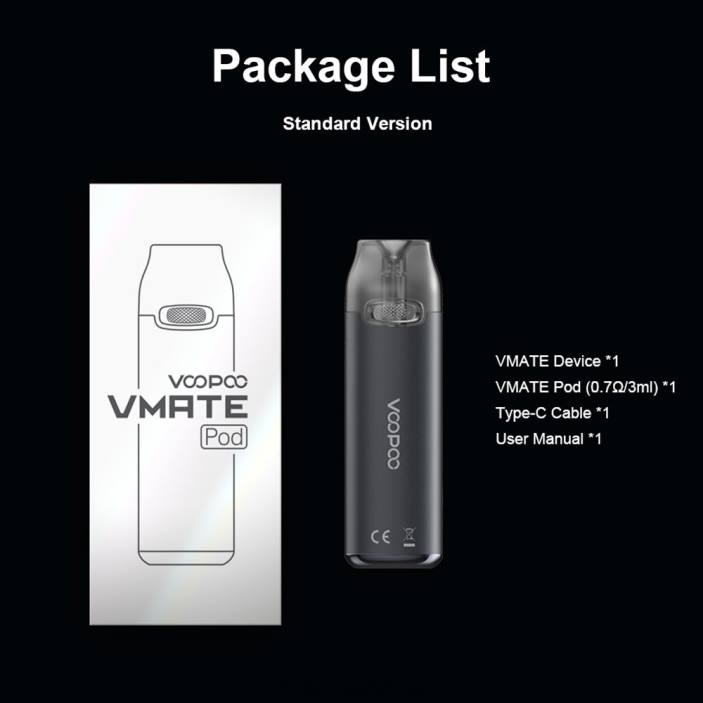 VOOPOO VMATE pod kit - VOOPOO Vape Amazon grön B46V419